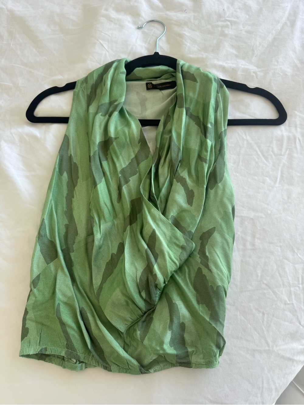 Vix Paula Hermanny Bia Silk Blend Top